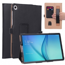 Case voor Samsung Galaxy Tab S5e Lederen Stijl Met Riem