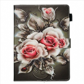 Flip Case voor Samsung Galaxy Tab S5e Boeket Bloemen