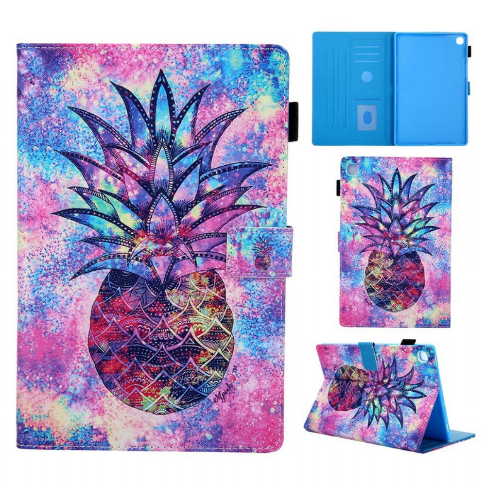 Folio-hoesje voor Samsung Galaxy Tab S5e Ananas