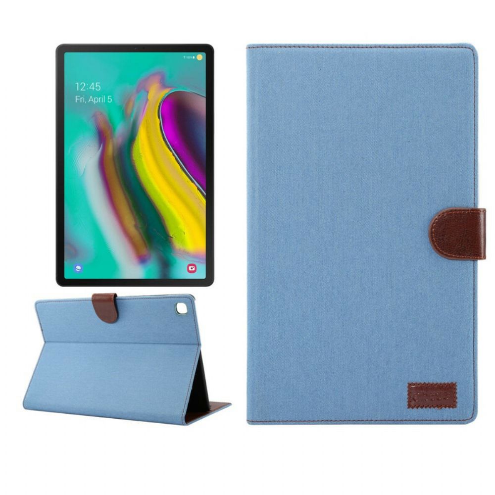 Folio-hoesje voor Samsung Galaxy Tab S5e Jeans