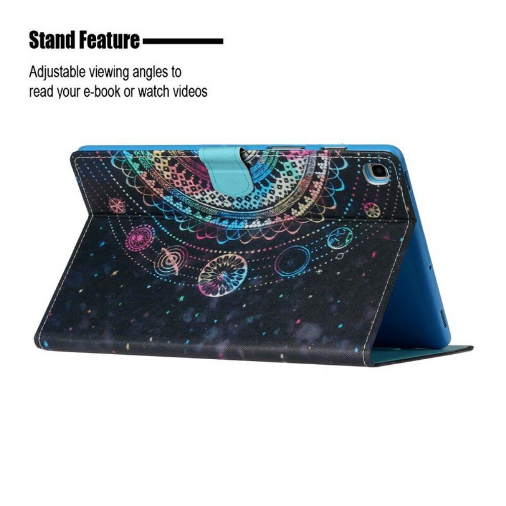 Folio-hoesje voor Samsung Galaxy Tab S5e Mandala Kunst Serie