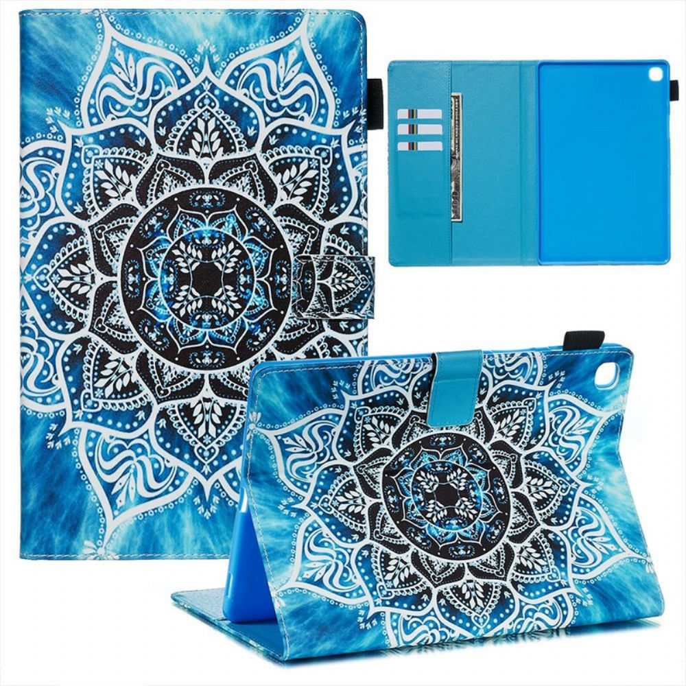 Folio-hoesje voor Samsung Galaxy Tab S5e Sneeuwvlok-mandala