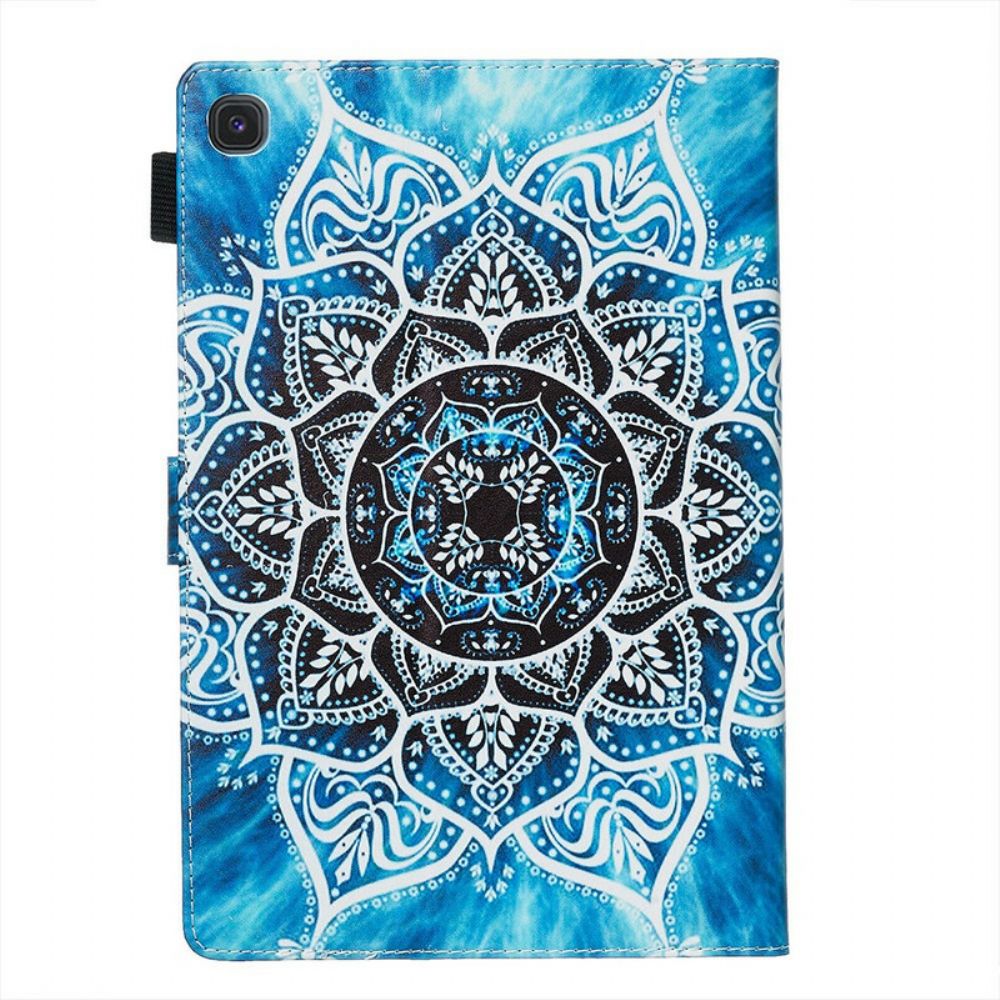 Folio-hoesje voor Samsung Galaxy Tab S5e Sneeuwvlok-mandala