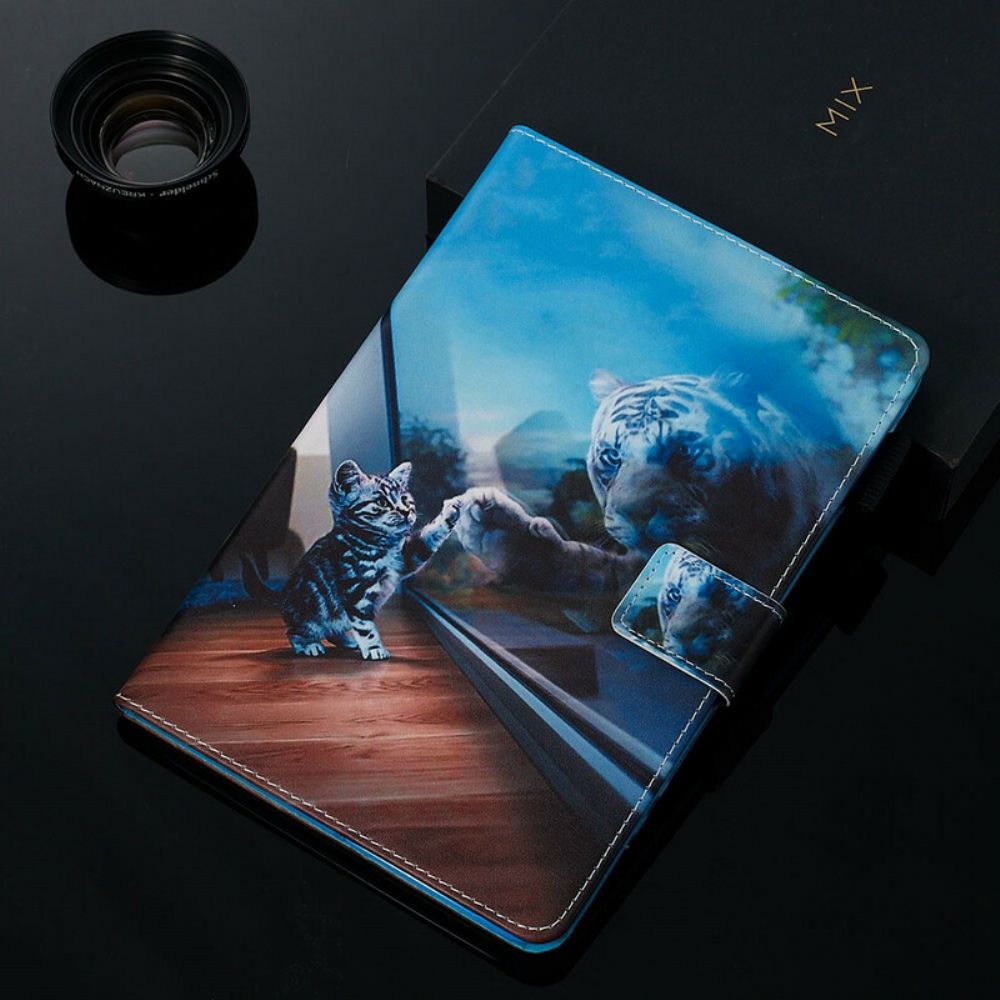 Folio-hoesje voor Samsung Galaxy Tab S5e Tijger-serie