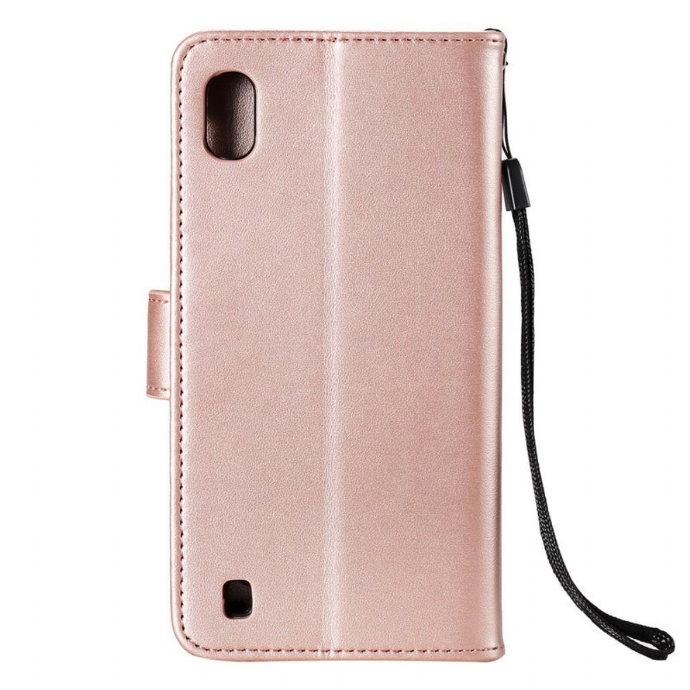 Flip Case voor Samsung Galaxy A10 Met Ketting Band Mijmering