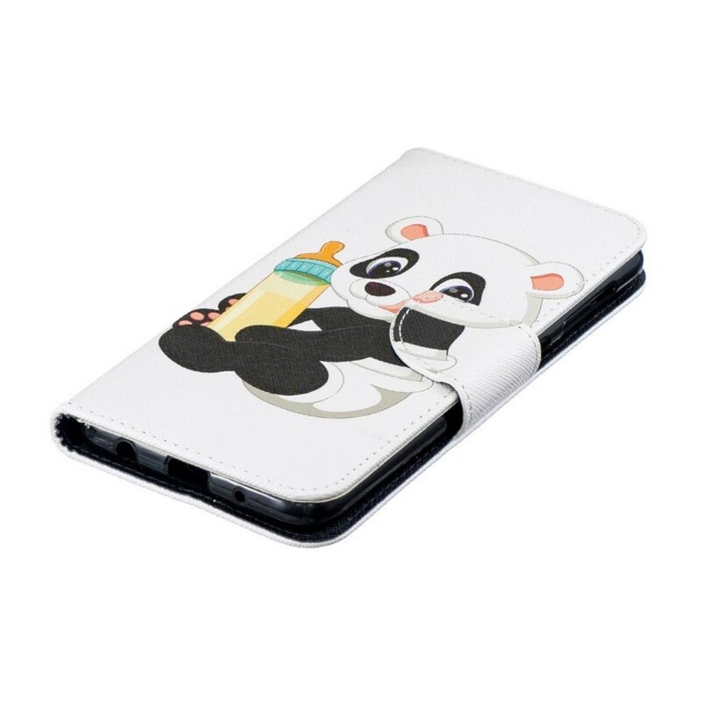 Folio-hoesje voor Samsung Galaxy A10 Babypanda