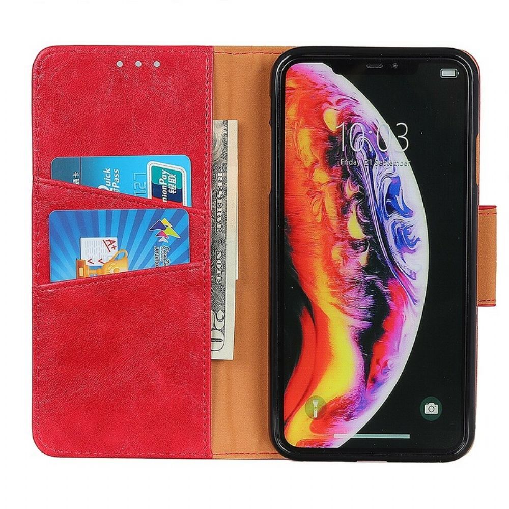 Folio-hoesje voor Samsung Galaxy A10 Flip Case Dubbelzijdige Magnetische Klep