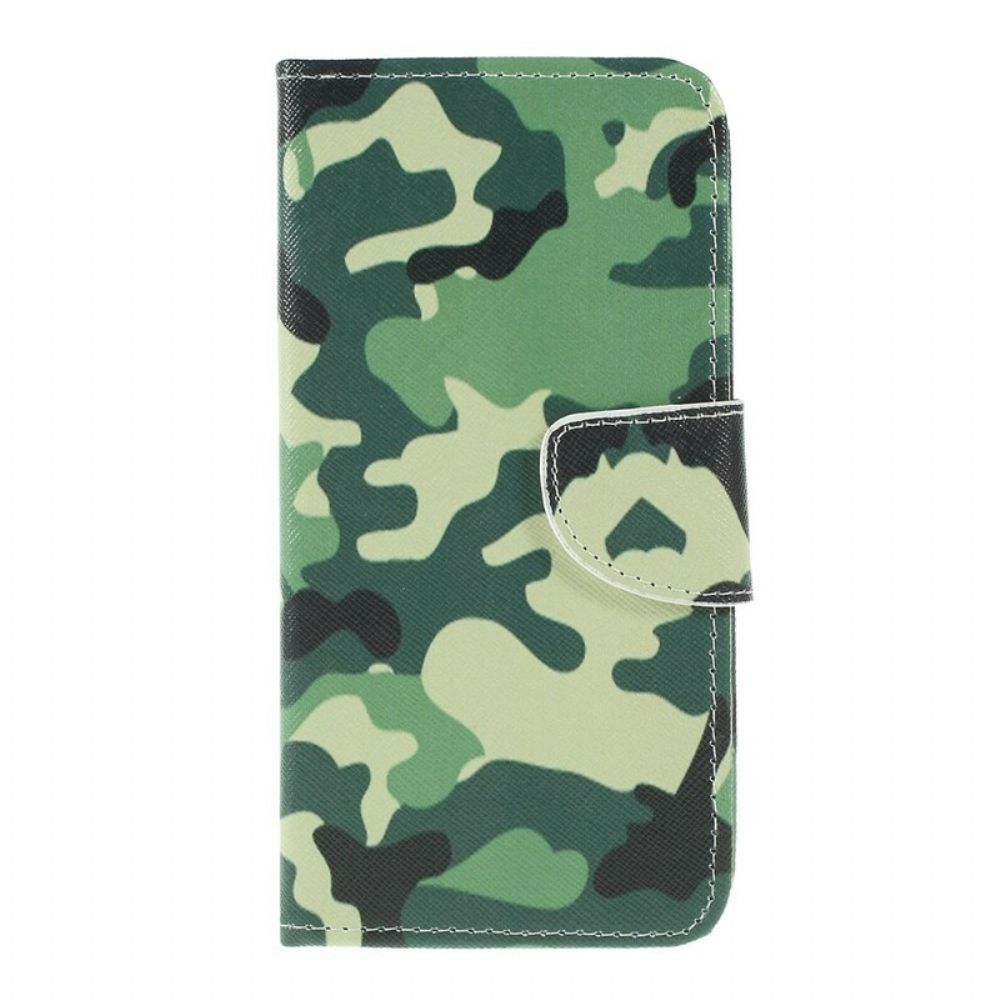 Folio-hoesje voor Samsung Galaxy A10 Militaire Camouflage