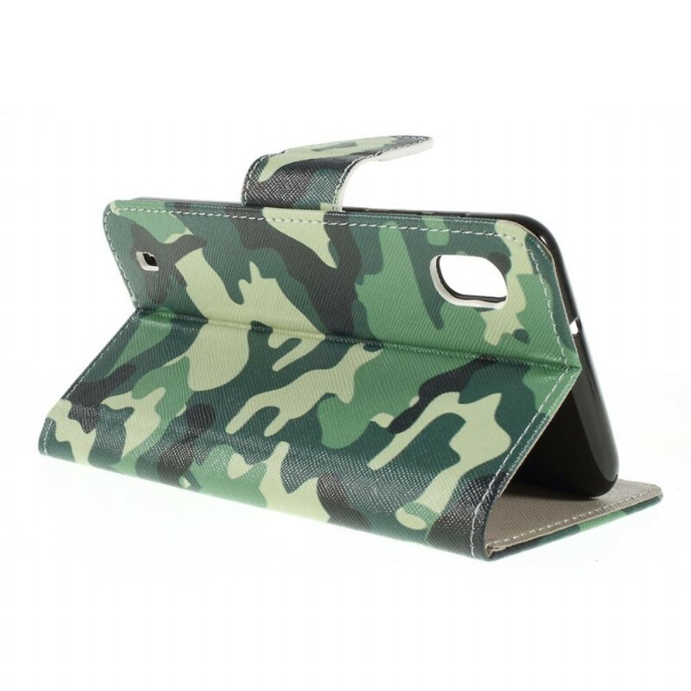 Folio-hoesje voor Samsung Galaxy A10 Militaire Camouflage