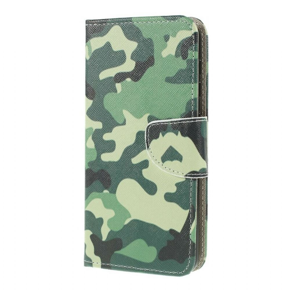 Folio-hoesje voor Samsung Galaxy A10 Militaire Camouflage