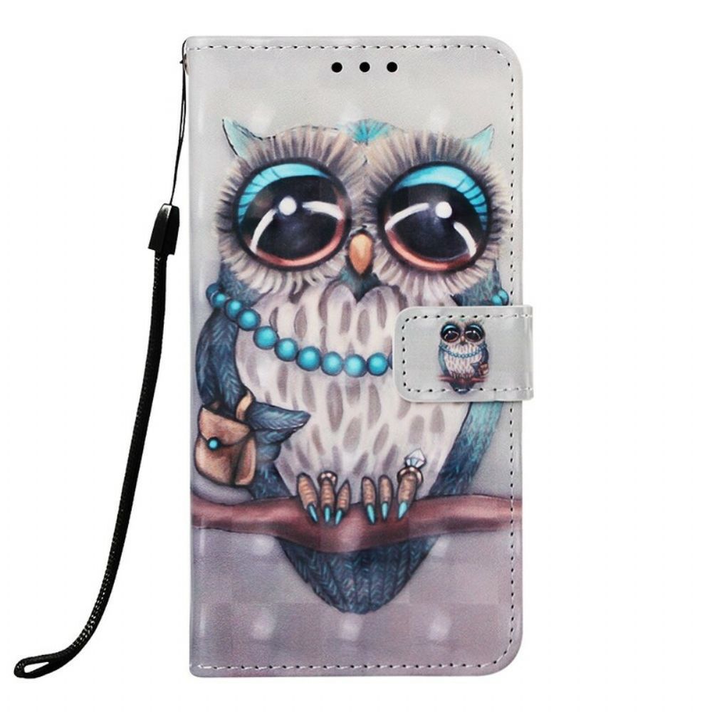 Folio-hoesje voor Samsung Galaxy A10 Miss Uil