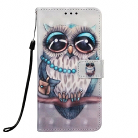 Folio-hoesje voor Samsung Galaxy A10 Miss Uil