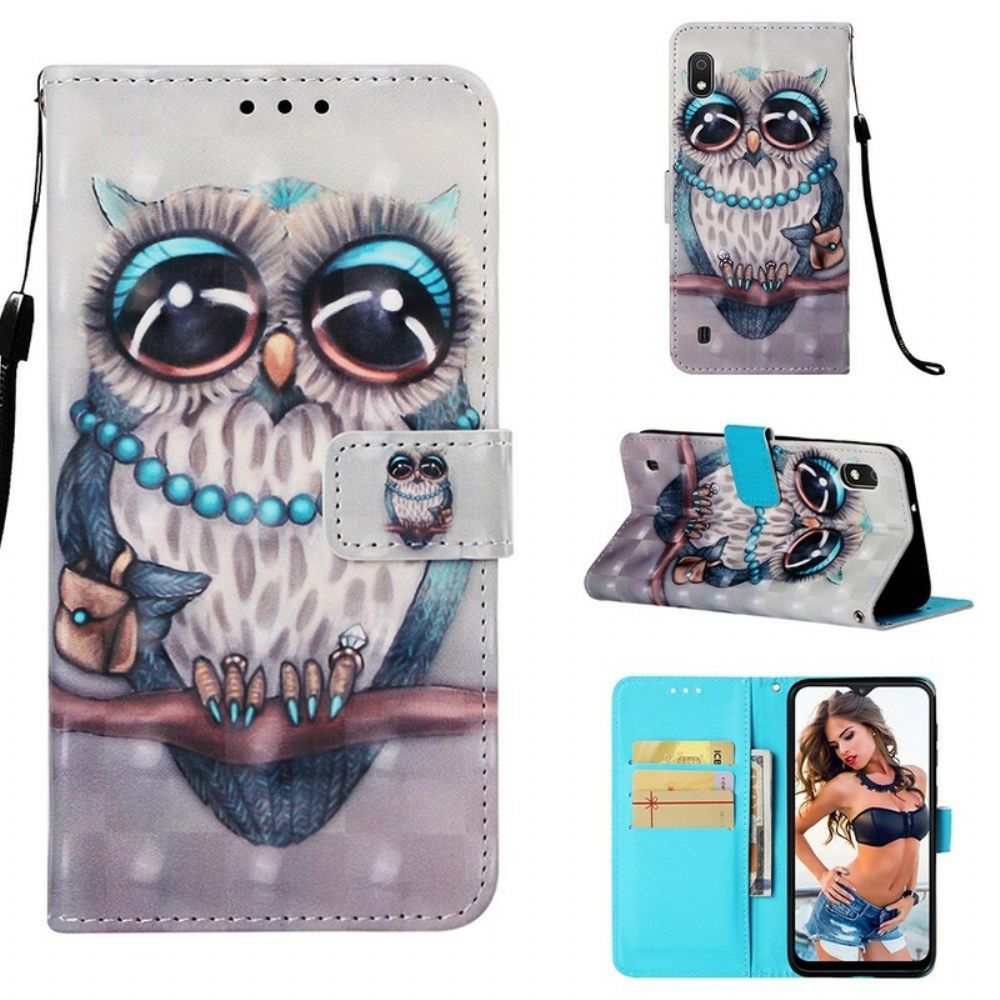 Folio-hoesje voor Samsung Galaxy A10 Miss Uil