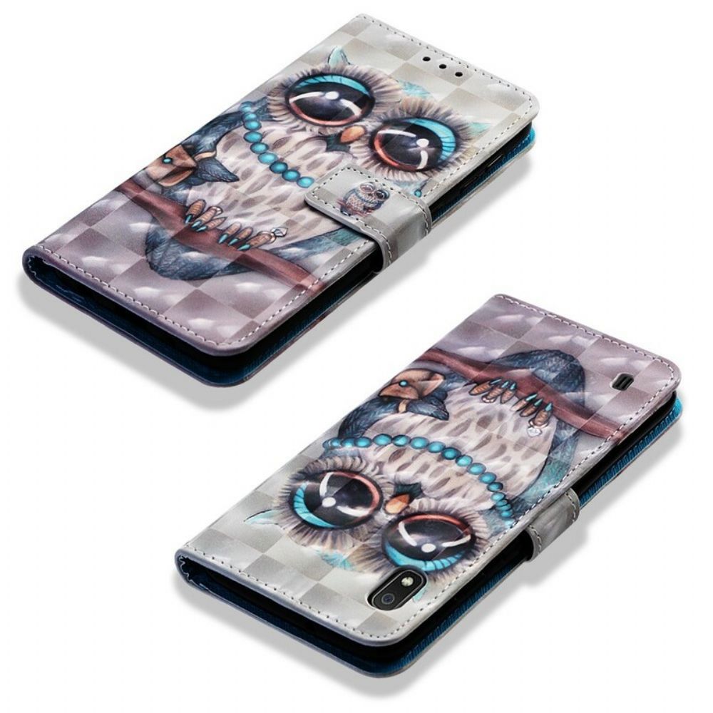 Folio-hoesje voor Samsung Galaxy A10 Miss Uil