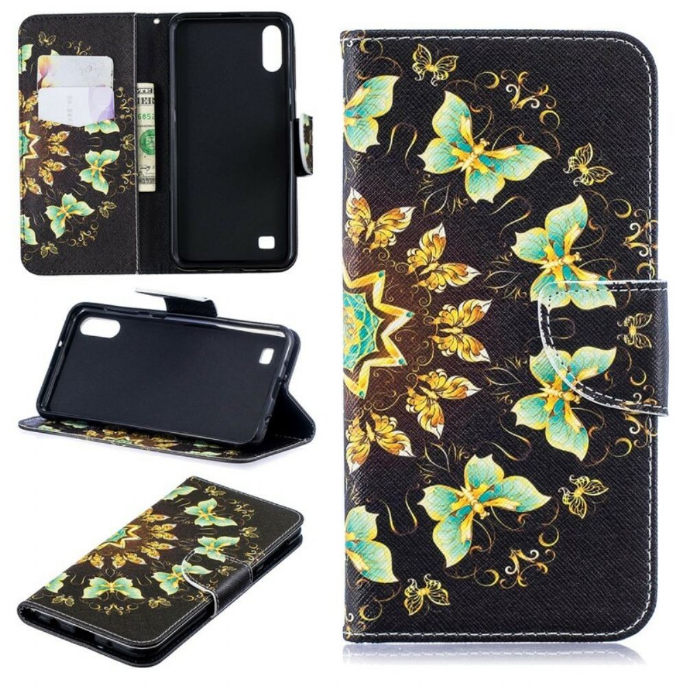 Folio-hoesje voor Samsung Galaxy A10 Vlindermandala