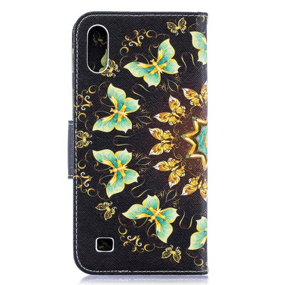 Folio-hoesje voor Samsung Galaxy A10 Vlindermandala