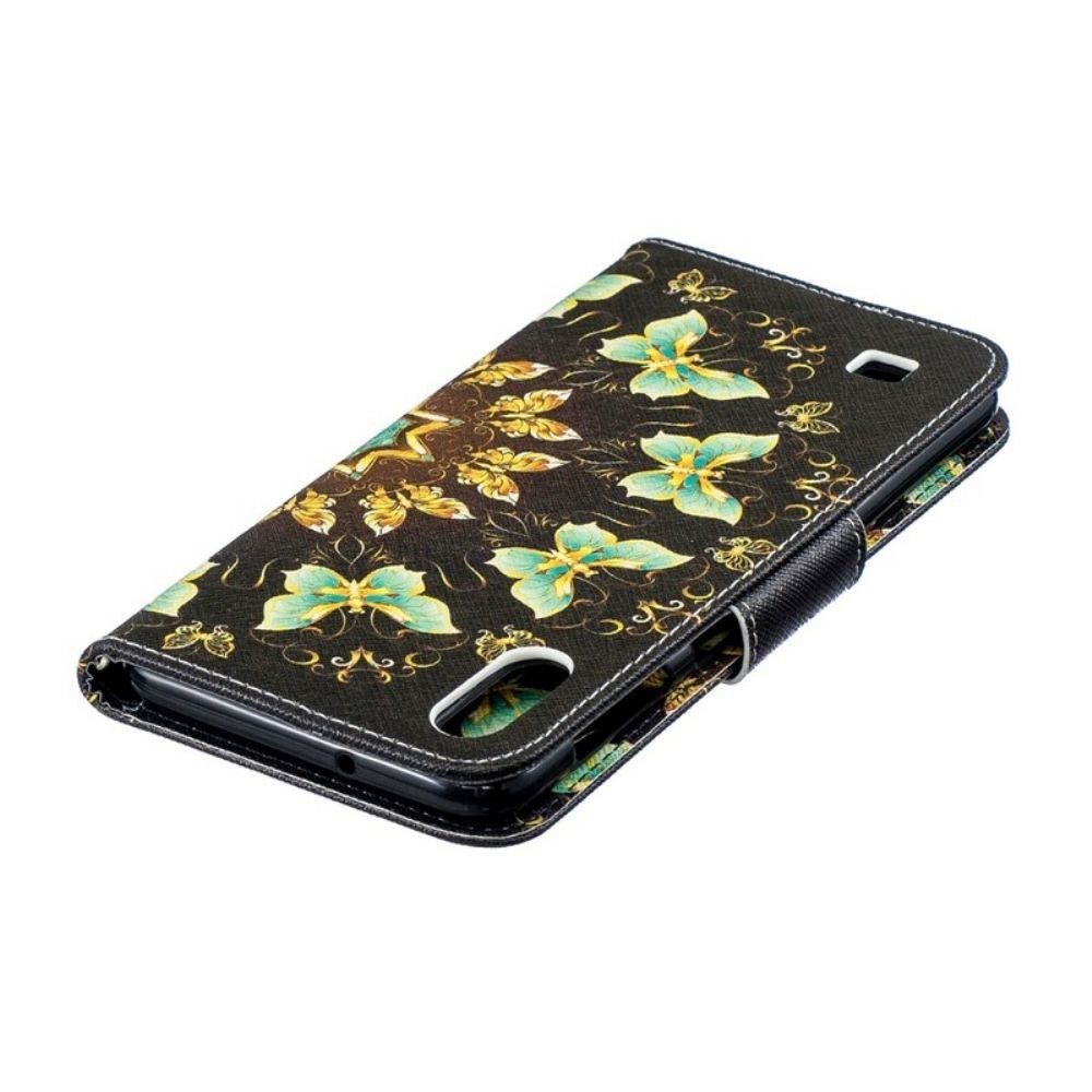 Folio-hoesje voor Samsung Galaxy A10 Vlindermandala