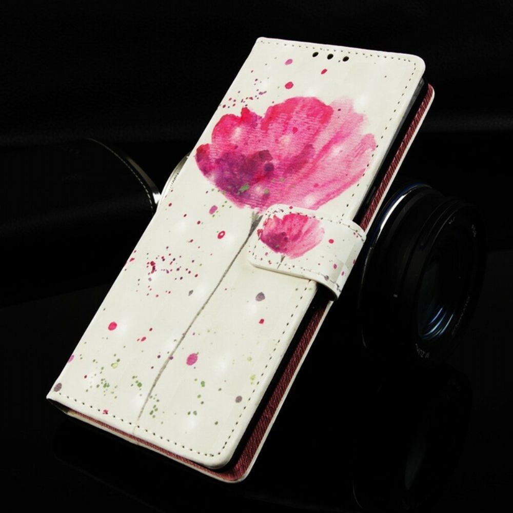 Hoesje Folio-hoesje voor Samsung Galaxy A10 Aquarel Halster