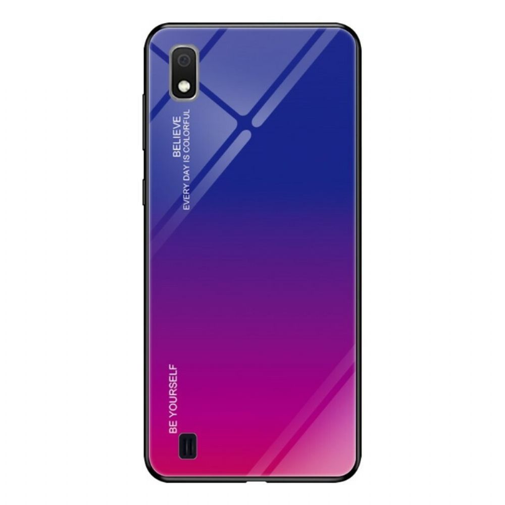 Hoesje voor Samsung Galaxy A10 Gegalvaniseerde Kleur