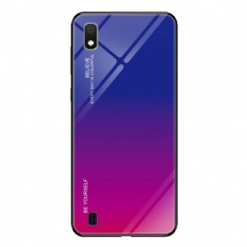 Hoesje voor Samsung Galaxy A10 Gegalvaniseerde Kleur