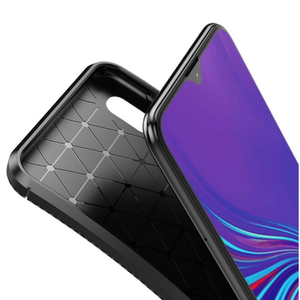 Hoesje voor Samsung Galaxy A10 Koolstofvezeltextuur Flexibel