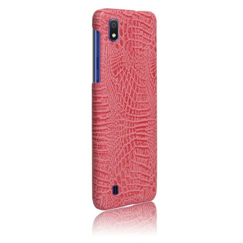 Hoesje voor Samsung Galaxy A10 Ksq Krokodillenleer Effect