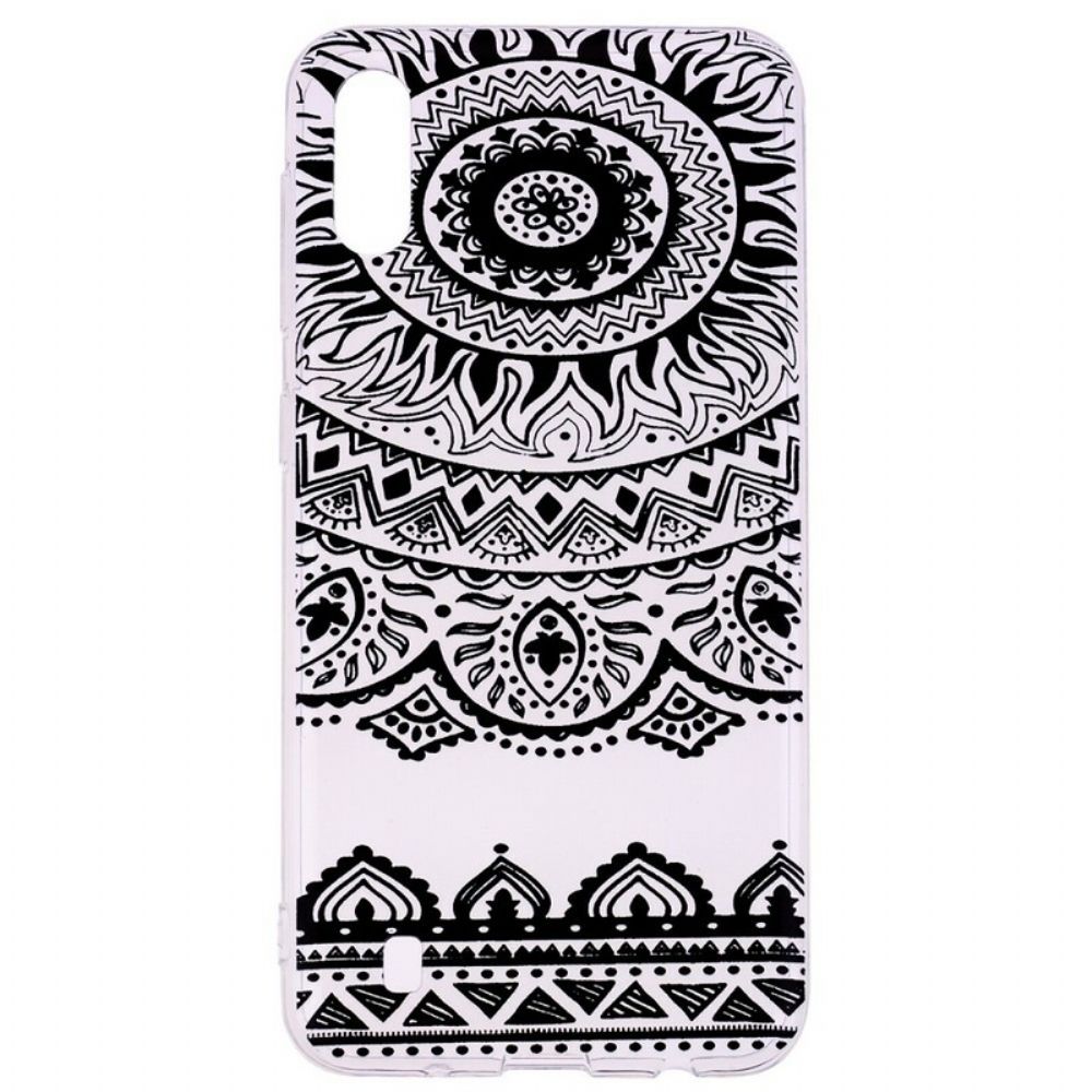 Hoesje voor Samsung Galaxy A10 Naadloze Bloemen Mandala