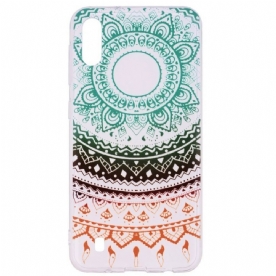 Hoesje voor Samsung Galaxy A10 Transparante Gekleurde Mandala