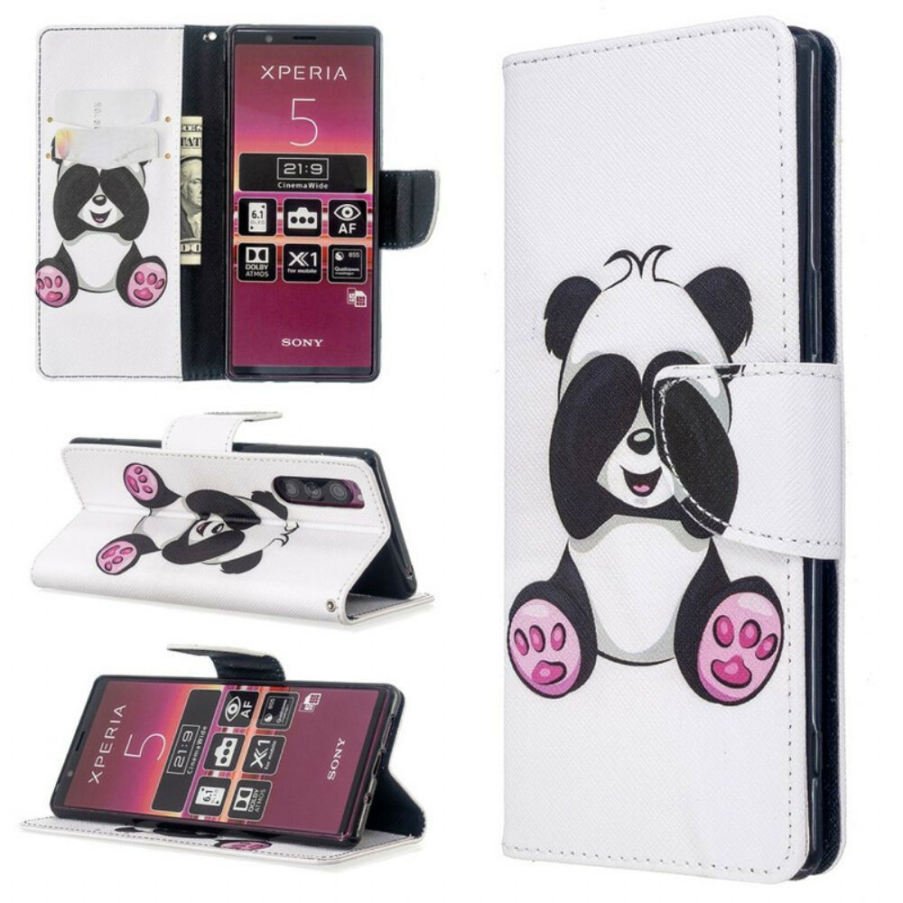 Flip Case voor Sony Xperia 5 Pandaplezier