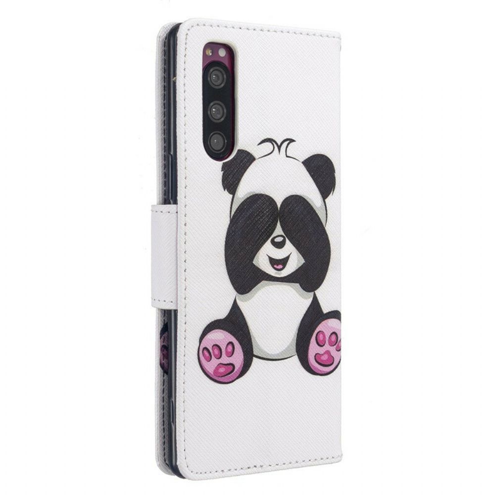 Flip Case voor Sony Xperia 5 Pandaplezier