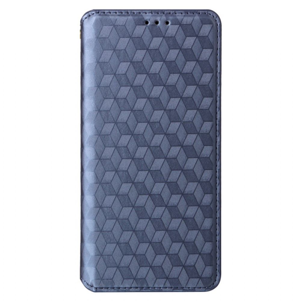 Folio-hoesje Xiaomi 14 3d-kubussen Bescherming Hoesje