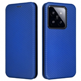 Folio-hoesje Xiaomi 14 Koolstofvezel