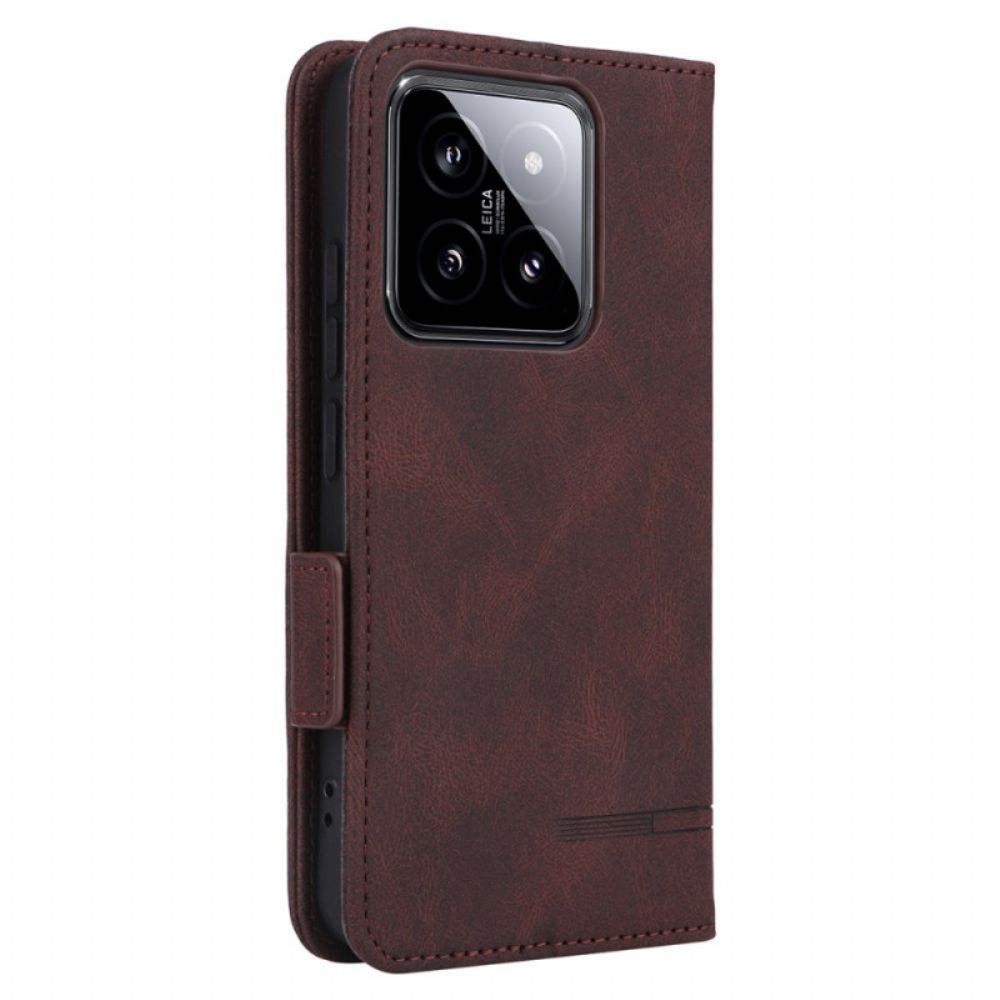 Folio-hoesje Xiaomi 14 Vintage Dubbele Sluiting