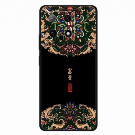 Hoesje Xiaomi 14 Aziatische Patronen Bescherming Hoesje