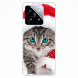 Hoesje Xiaomi 14 Kerstkat