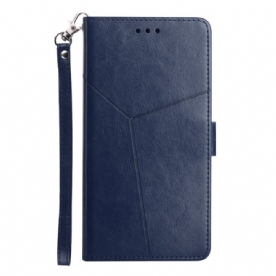 Leren Hoesje Voor Xiaomi 14 Y-bandontwerp