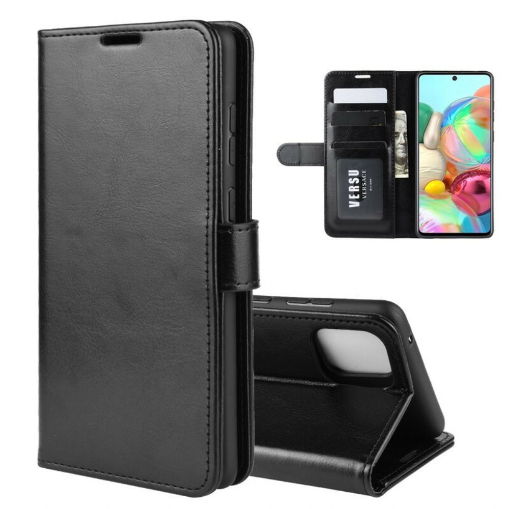 Folio-hoesje voor Samsung Galaxy Note 10 Lite Finesse Leertextuur