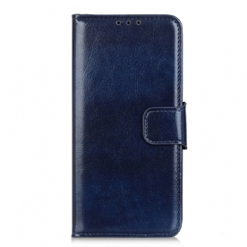 Folio-hoesje voor Samsung Galaxy Note 10 Lite Klassiek Leereffect