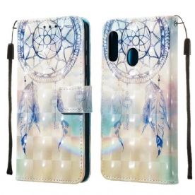 Leren Hoesje voor Samsung Galaxy A10e Aquarel Dromenvanger