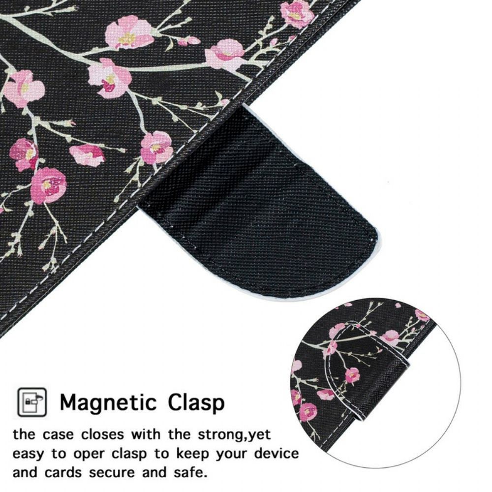 Flip Case voor Xiaomi Redmi 7A Met Ketting Bloemen Ontdekking Met Riem