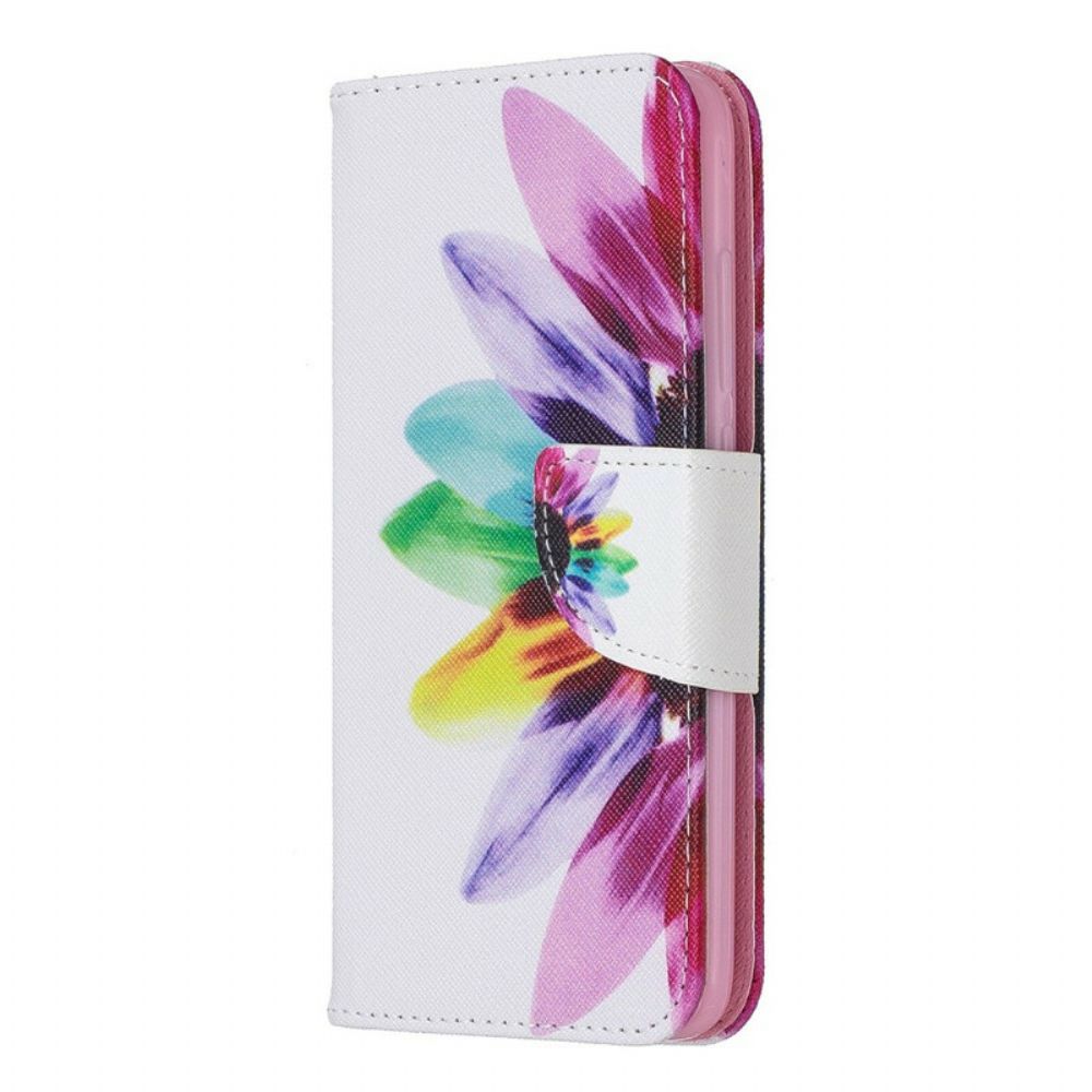 Folio-hoesje voor Xiaomi Redmi 7A Aquarel Bloem