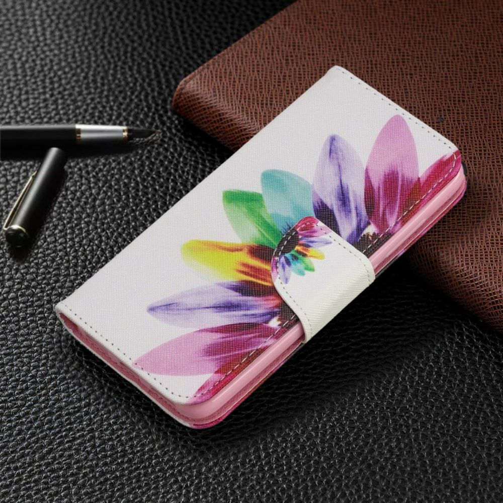 Folio-hoesje voor Xiaomi Redmi 7A Aquarel Bloem