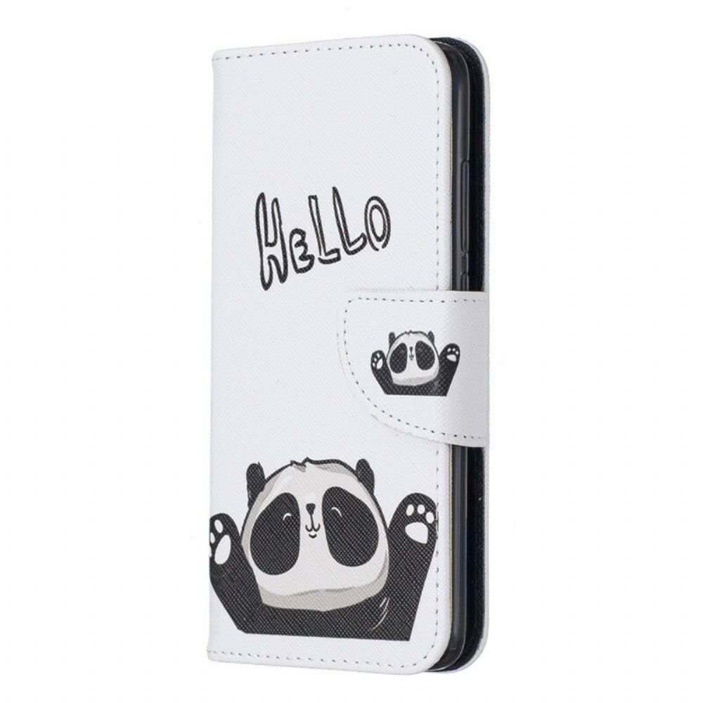 Folio-hoesje voor Xiaomi Redmi 7A Hallo Panda