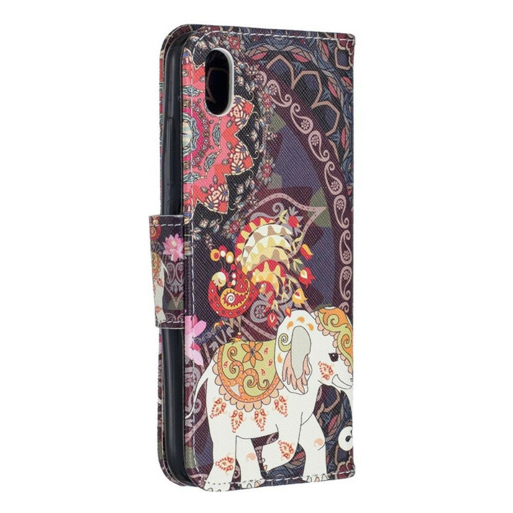 Folio-hoesje voor Xiaomi Redmi 7A Indiase Olifanten