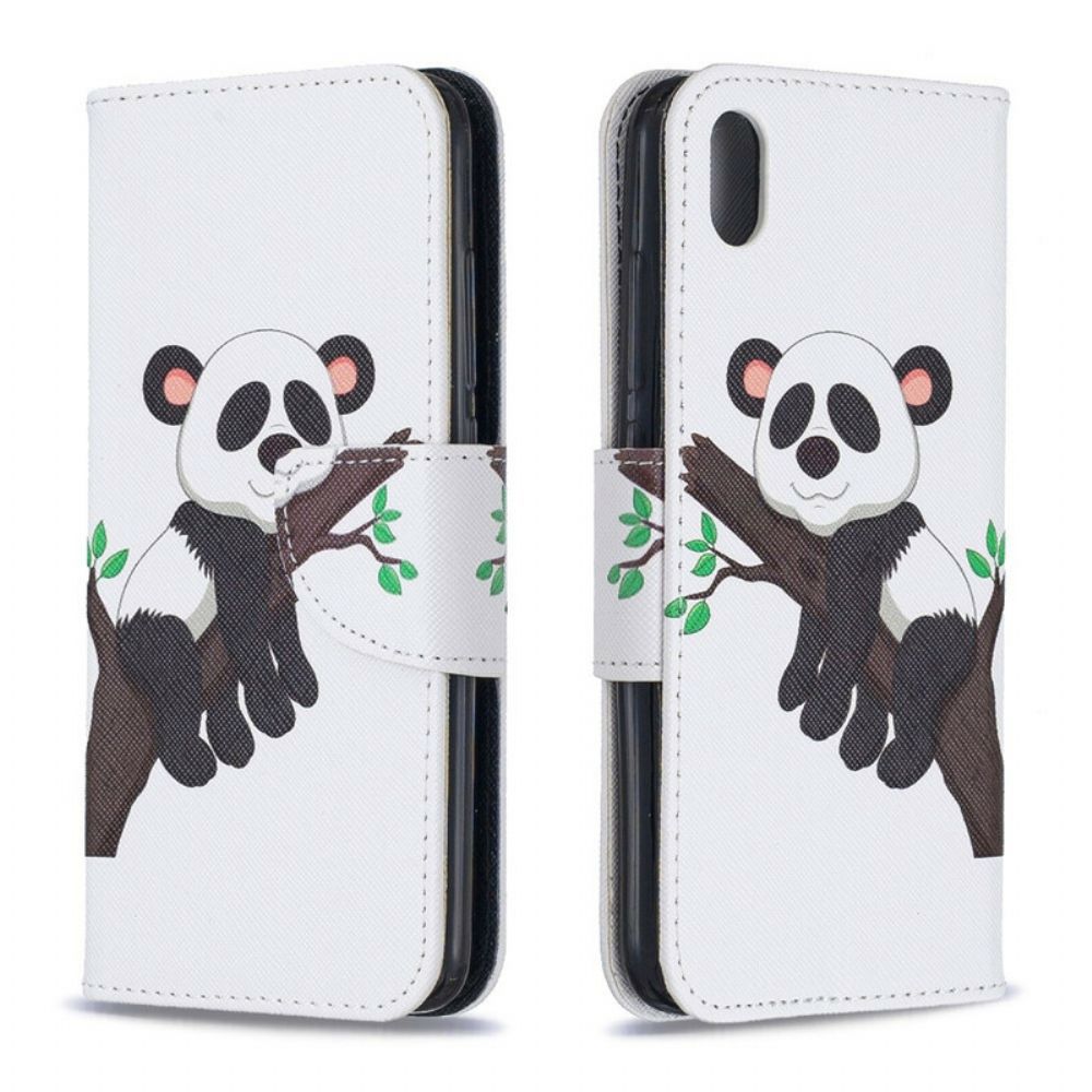 Folio-hoesje voor Xiaomi Redmi 7A Luie Panda