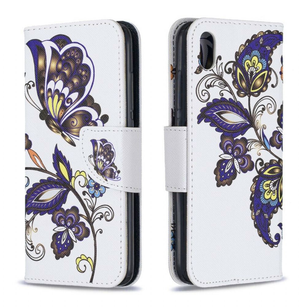 Folio-hoesje voor Xiaomi Redmi 7A Tatoo Vlinders