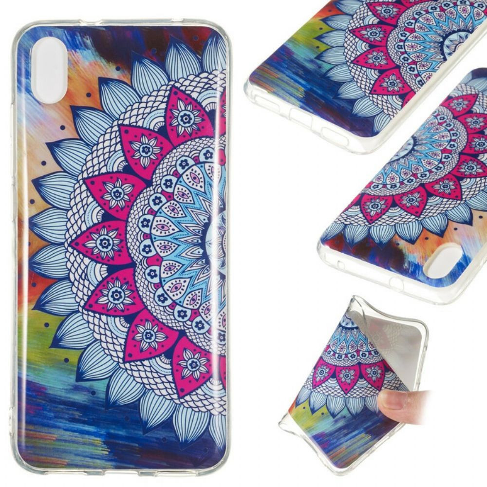 Hoesje voor Xiaomi Redmi 7A Fluorescerende Kleurrijke Mandala