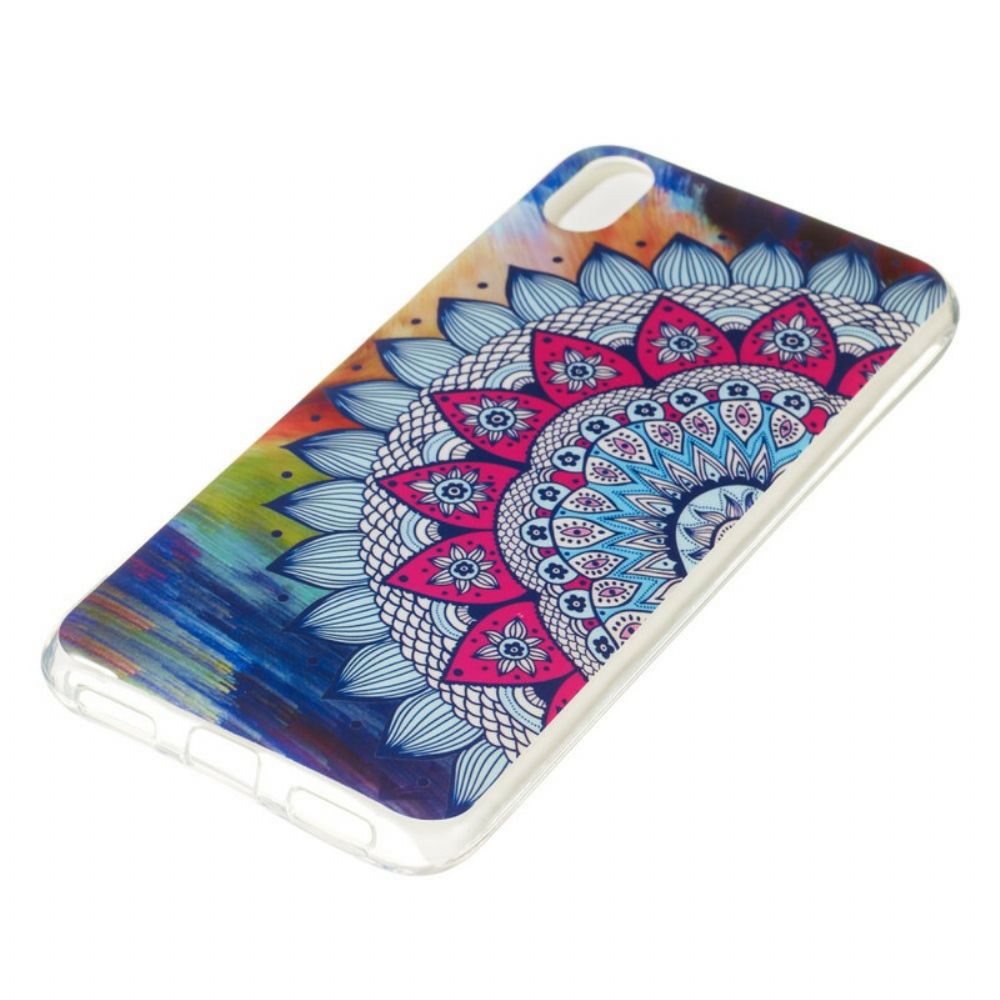 Hoesje voor Xiaomi Redmi 7A Fluorescerende Kleurrijke Mandala