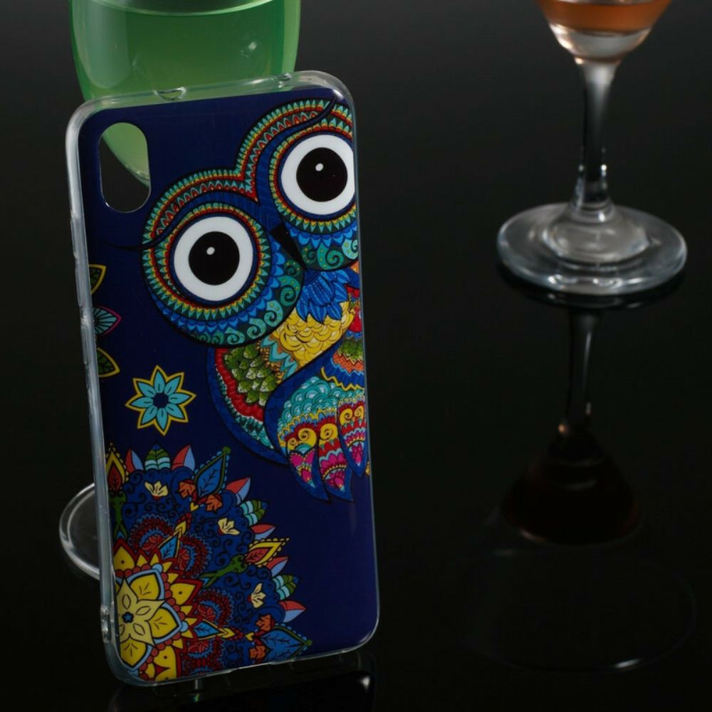 Hoesje voor Xiaomi Redmi 7A Fluorescerende Uil