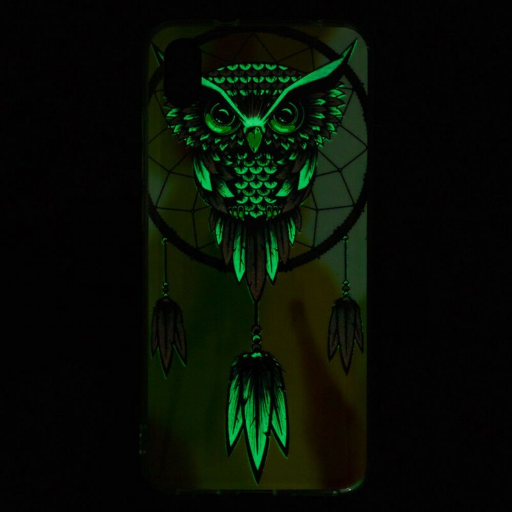 Hoesje voor Xiaomi Redmi 7A Fluorescerende Uil Dromenvanger